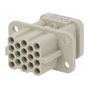09120173101 Connector: HDC; contact insert; female; 10A; 500V; Han Q; PIN: 18 CjuBhAsNwBq6oVTcak9JldkS2KHdjfsABQaW5bDii5I