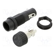 0031.1803 Fuse holder; 5x20mm; 20A; on panel; black; 600VAC; thermoplastic Smk8FHNv_oWur41Rpb5B_jRPHh8FgWYElyiVPbisXqg