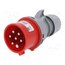 017-6V Connector: AC supply 3-phase; plug; male; 16A; 400VAC; Shark; IP44 NkIV2t5qRWjnv57NxClThPHKsJbdDq-0WYA_CJ2aoig