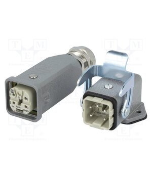 10200040003 Connector: HDC; male + female; 10A; 400V; Han Kit; PIN: 5; 4+PE; M20 CDfkqHauVyORl7RKJWpJpWE02Hiz40BGna0KchqcRp8