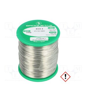 ECO2 B2.1 0,5MM 250GR Tin; lead free; Sn97Ag3; 0.5mm; 250g; reel; 221°C; Flux: SW26 iAK05x9JGympgQ918CbvNiW2WQQCU3Uj6PR1dDFgyi4