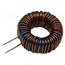 DTMSS-16/0.1/1.6-V Inductor: wire; THT; 100uH; 1.6A; 123mΩ; Inductor: toroidal; W: 9mm TFCe2OtK-vavVMDd2Y0M6KIZpWYZ6XPGMnlROBMn9Xo