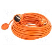 W-97428 Extension lead; 3G1.5mm2; 30m; PVC; orange; Sockets no: 1; 16A OUTnx_UcyWYVBfQoMmoM30e5JWbbndNxESmOBby9rTE