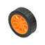 Gumijas ritenis, diametrs 30 mm, ass diametrs 2 mm, oranžs ABRV003+1.jpg