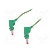 66.9408-05025 Test lead; 32A; banana plug 4mm,both sides; Urated: 600V; green xG-H1yb1aBZ0lL-vyX7jKQKTPMIk4xjyZkfYVP6x7dU