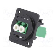 CP30248M3B Connector: fiber optic; coupler; single mode duplex (SM); metal eSvj9hvnfmMLqpQ3A6kxlF8u7cPuMi_7VBUJk_E5Rzo