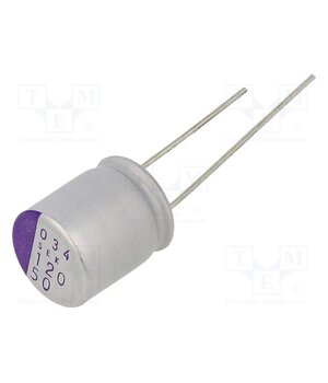 50SEK120M Capacitor: polymer; 120uF; 50VDC; THT; ±20%; Body dim: Ø10x13mm Xwig_C-jhqH6Fsgg3yIvTi6LnHBcJnnR0IIiAzibSuk