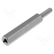M30025.01.65 Screwed spacer sleeve; 25mm; Int.thread: M3; Ext.thread: M3; brass z-tA1_Kp2zl8_JwFfQBjdqddZHYWvSLOt214g1RJTpM