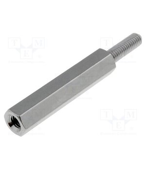 M30025.01.65 Screwed spacer sleeve; 25mm; Int.thread: M3; Ext.thread: M3; brass z-tA1_Kp2zl8_JwFfQBjdqddZHYWvSLOt214g1RJTpM