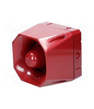 AS/S/24/120/R Signaller: sound; siren; 18÷28VDC; 120dB; Asserta Maxi; IP66; red 9hl1cccFaBSIQXtWxI4-YSYOBPuvFAFFVjeQ4DKcbIU