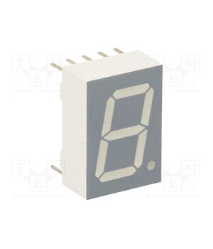 TDSR1360 Display: LED; 7-segment; 13mm; 0.51"; No.char: 1; red; 0.28÷3.6mcd EQoGBhYkonUyPl5IHa__KoDD5zSnAcidePnJV3Ecwww