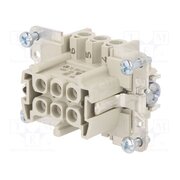 70.300.0640.0 Connector: HDC; female; PIN: 6; size 6; contact insert; 500V; 16A t6GSo241MeWMfKTFz0b6uNtKsH3jG4dniOZkmjQprhQ