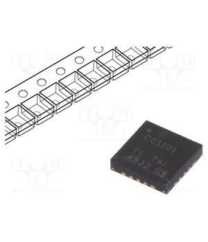 CC1101RGPT IC: RF transceiver; 600kbps; 1.8÷3.6VDC; SPI; SMD; QFN20 Z4i5aHy5b_K7v53SPSykNaFz0hGFsfCB5w0Ybib7AqY