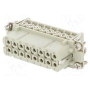 HA-016-F Connector: HDC; contact insert; female; HA; PIN: 16; 16A; 250V; 16+PE _H8U1DAEEgzsB5w8MwWPVxE8if7qaGqtGzBaTDOnxk8