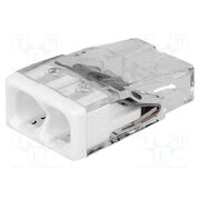 2273-202 Quick splice; 2273; 24A; 450V; spring clamp; white; L: 16.5mm FvZuap6vzJCsOEE7e5uMiv_d0goR1_YECBOAoB-_tRk