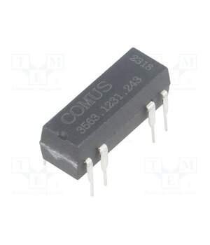 3563.1231.243 Relay: reed switch; SPDT; Ucoil: 24VDC; 400mA; max.100VDC; 5W; THT PJSiaJv8VxAaP0TlHFJv_ifTZIR2YgxlDutWFc_TpV0