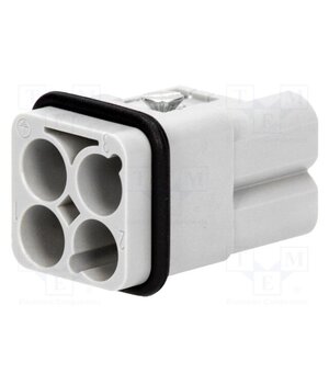 09120033051 Connector: HDC; contact insert; male; 40A; 400V; Han Q; PIN: 4; 3+PE v6P82RrpOyguPpR_7XdEHKNYhB-BNJ81fACtI_7AN84