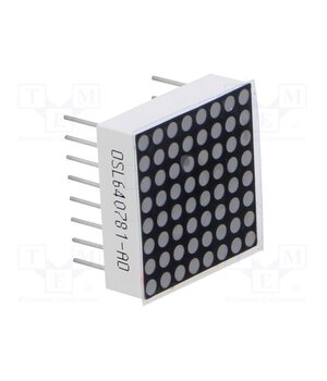 OSL640781-AO Display: LED; matrix; 8x8; orange; 70mcd; 20x20mm; 2.1÷2.5V MFTOkPXCFhvD8sZ8cp4lwZEGNUrAUBKZ1NHXDW_KM1U