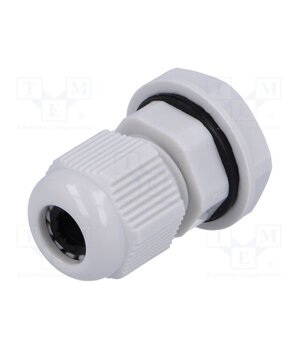 EG-7GY1 Cable gland; PG7; IP68; polyamide; grey; UL94V-2; 12.8mm 3hHkQ6fJDnRS8mhjAX25ATP3zLOcDxPf4BFKnegD8lw