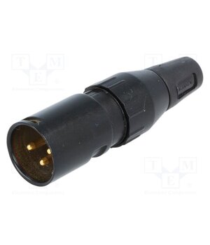 713-0300 Connector: XLR; plug; male; 15A; 50V; PIN: 3; straight; for cable L1CbZYKCVf-gp1uygXEhm131NMKXUV69dD499Amg1tw