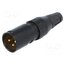 713-0300 Connector: XLR; plug; male; 15A; 50V; PIN: 3; straight; for cable L1CbZYKCVf-gp1uygXEhm131NMKXUV69dD499Amg1tw
