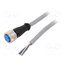 YF2A15-100VB5XLEAX Cable: for sensors/automation; M12; PIN: 5; straight; 10m; plug mj5ujRxtMCoGAfFoHYRBy79_8vrU7UMIYd9VzgbLlyY