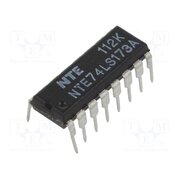 NTE74LS173A IC: digital; 4bit,D flip-flop,storage register; TTL; THT; DIP16 8oVCbtAlbeSWFbe5WVoPfVVkZkfkKVHCyuDRBSNDKr4