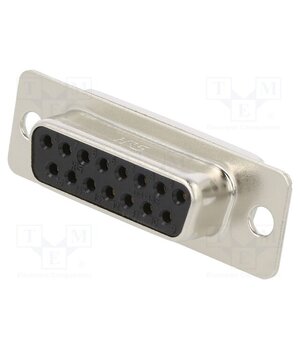 HDAB-15S(05) Connector: D-Sub; PIN: 15; plug; female; soldering; HD geLBfob5jXisz3xxpSqQUBJ8-bLr1omyOnANxiDfhJI