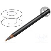 RG59 CPR Wire: coaxial; RG59; wire; Cu; 0.26mm2; PVC FirestoP®; black; 2kVAC Il7TBVvNCwirijpKNEmTRF1CR3hh9UuWjaDOfbbTbHQ
