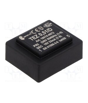 16015-9972 Transformer: encapsulated; 0.5VA; 230VAC; 15V; PCB; IP00; TEZ jhnClfIQ5bw7HPUczi_2r_OqgcJroqmONZhE9v3vURA