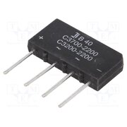 B40C3700A Bridge rectifier: single-phase; Urmax: 80V; If: 3.7A; Ifsm: 150A nhNerr238VNValghp1fwDsY1a4kPG5MyePkrfG6vcXM