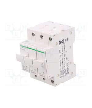 A9N15655 Fuse base; 8.5x31.5mm; for DIN rail mounting; 10A; Poles: 3 EUut5xYaBm3JCEkxYBqTztY30Ugn2bp2dJ2fQpmwhhM