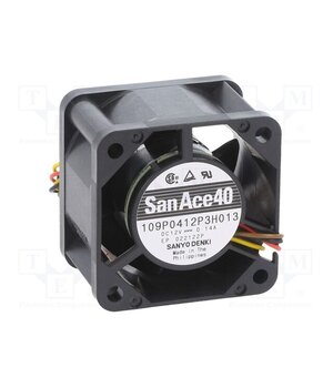 109P0412P3H013 Fan: DC; axial; 12VDC; 40x40x28mm; 19.2m3/h; 37dBA; ball; 8700rpm t3lU5N7FlL5Ljt1DGPx8rpl9_Ww1zAHRCAPyW_EGPKY