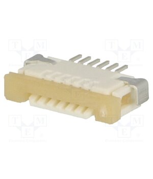 52207-0633 Connector: FFC/FPC; SMT; 50V; 500mA; Easy-On; PIN: 6; Mat: polyamide ByiOEn0iDCEHAr3ULWmvjqmusPoOpTWz9Zhq2bgCvZA