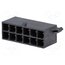 172065-0012 Connector: wire-board; socket; male; PIN: 12; Mega-Fit; straight NYY_8C8sh6el4tlebpvLvTI0n2q9ekQpgKLPW0oUVOU