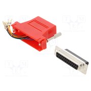 DA25-SMJ8-R-K Transition: adapter; D-Sub 25pin female,RJ45 socket; red Go2usbNytVvrrKMqZSMUv2b9nXXX6xoqCYqjOhl3_e8