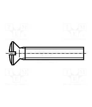 1146297 Screw; M2x4; 0.4; Head: countersunk; slotted; 0.5mm; steel; zinc Clji3ZPZ874Uod_Z4NUc-wG3LBpF1Ztq7W9MNlfhDfk