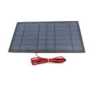 PHOTO VOLTAGE SOLAR MODULE 10W 6V 340x220mm with 20cm cable