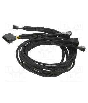 AK-CBFA03-45 Wire: for fan supplying; Plug: straight; 0.45m; splitter 5x OJlh0VPijx9LhFVOVUyzf5fadU98urE3CFM3ADjMBEo