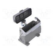 D16A-SF-1L-CV-PG21 Enclosure for connectors: HDC; angled; size D16A; with latch gCU3RPBworLu0fVhGQkusSr8pwVCou9gW4mGoFNKbrw