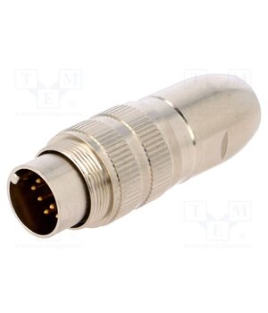0332 12 Connector: M16; plug; male; PIN: 12; 3A; 60V; soldering; for cable c2Ft6fDGmORCZ2mvAeF3Yyjcz3AencA_tPDv3YktOac