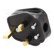 LT-327 13A PLUG BLK Connector: AC supply; plug; 2P+PE; 250VAC; 13A; black; PIN: 3; angled rEt3fq5ozQ8CsqzbHigl6ImZmvuOv2PpuDjc1GI8P1o
