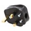 LT-327 13A PLUG BLK Connector: AC supply; plug; 2P+PE; 250VAC; 13A; black; PIN: 3; angled rEt3fq5ozQ8CsqzbHigl6ImZmvuOv2PpuDjc1GI8P1o
