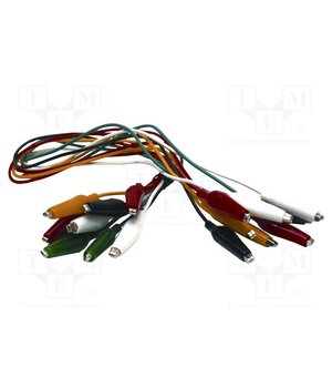 BU-00285 Test leads; Urated: 300V; Len: 0.46m; both sides,aligator clip xxbMI9eGnKh8bvnHhR0WWBEIfthB1UxDfnkuXBO4lLU