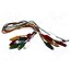 BU-00285 Test leads; Urated: 300V; Len: 0.46m; both sides,aligator clip xxbMI9eGnKh8bvnHhR0WWBEIfthB1UxDfnkuXBO4lLU