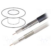 H126D03.00500 Wire: coaxial; H126,RG6; wire; Cu; FRNC; white; 500m; Øcable: 6.9mm 1pQ4SeuvmMEcBuFxAyJ65ZV_qjEhmwjGRkgDPjLYcdA