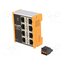 UF08T Switch Ethernet; unmanaged; Number of ports: 8; 18÷30VDC; RJ45 fkQr8C56rE8kuMhYE6fcc_E20NkR_BGehY1bcRiIrfU