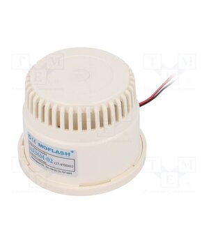 AE36M-02 Signaller: sound; buzzer; 6÷28VDC; 100dB; AE36; IP30; white; 57mA _yIgLQaY8OqCL8NYr6BxVZVHkDSQcofb5ITiwnz909M