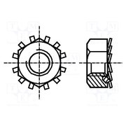 1138200 Nut; hexagonal; M3; 0.5; steel; Plating: zinc; 5.5mm; BN 1364 GMcwd_M-SoteP2_27-7Sx3GZmPhkHuLIH8gWVxacmTs