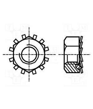 1138200 Nut; hexagonal; M3; 0.5; steel; Plating: zinc; 5.5mm; BN 1364 GMcwd_M-SoteP2_27-7Sx3GZmPhkHuLIH8gWVxacmTs
